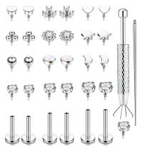 Brincos de Piercing LOLIAS 18G com Base Plana Brincos de Piercing LOLIAS 18G com Base Plana