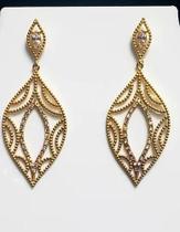 Brincos De Pingente Com Strass delicado