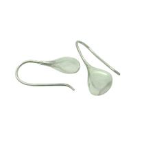 Brincos de prata 925 em forma de gota, prata italiana de 2 cm