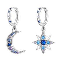 Brincos De Prata Esterlina Com Pingente De Estrela E Osso De Cobra, Joias Simples Para Mulheres E