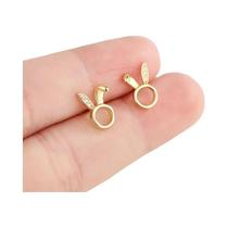 Brincos De Prata Hipoalergênicos Em Forma De Coelho Para Mulheres E Meninas, Uso Diário, Presente De Brincos De Prata Hipoalergênicos Em Forma De Coelho Para Mulheres E Meninas, Uso Diário, Presente De