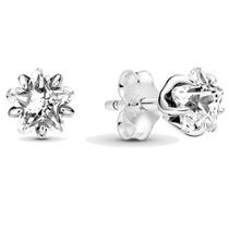 Brincos de Prata Petite Estrelas Celestiais Brilhantes Brincos de Prata Petite Estrelas Celestiais Brilhantes