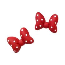 Brincos De Resina Vintage Com Laço Vermelho Estilo Anime Para Mulheres, Joia Charmosa Para Presente Brincos De Resina Vintage Com Laço Vermelho Estilo Anime Para Mulheres, Joia Charmosa Para Presente