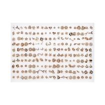 Brincos De Strass Coloridos 100 Pares Joias Femininas Da Moda Simples Para Casais E Amigos