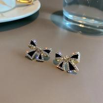 Brincos De Strass Com Laço Para Mulheres, Design Único, Presente De Joias Para Casamento E Brincos De Strass Com Laço Para Mulheres, Design Único, Presente De Joias Para Casamento E