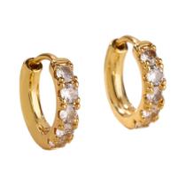 Brincos De Zircônia Dourada Em Forma De Laço Para Mulheres, Joias De Luxo À Prova d'Água, Presente Brincos De Zircônia Dourada Em Forma De Laço Para Mulheres, Joias De Luxo À Prova d'Água, Presente