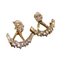 Brincos De Zircônia Em Forma De Estrela E Lua Para Mulheres, Joias De Casamento E Noivado, Presentes