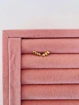 Brincos earcuff e earhook coração minimalista semi joia prata 925 e ouro18k Brincos earcuff e earhook coração minimalista semi joia prata 925 e ouro18k