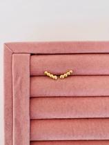 Brincos earcuff earhook semi joia prata 925 ouro 18k esfera Brincos earcuff earhook semi joia prata 925 ouro 18k esfera