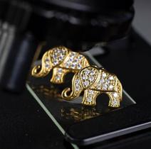 Brincos Elefantinho de zircônia Brincos Elefantinho de zircônia