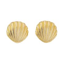 Brincos Elegantes de Concha - Estilo Moderno e Sofisticado