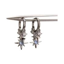 Brincos Elegantes E Fashionáveis Em Forma De Estrela De Quatro Pontas Para Qualquer Ocasião Brincos Elegantes E Fashionáveis Em Forma De Estrela De Quatro Pontas Para Qualquer Ocasião