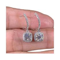 Brincos Elegantes Femininos Em Forma De Quadrado, Joias De Noivado E Casamento, Brincos Pendentes Da