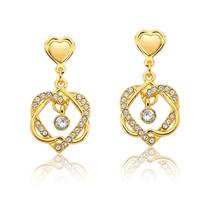 Brincos Eterno Amor Revestidos em Ouro