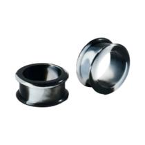 Brincos Expansores De Silicone Espesso Cor Mármore Para Túnel De Orelha, Tipo Double Flared,