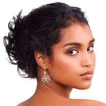 Brincos Femininos de Lua e Sol Strass Mulheres Moda