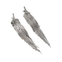 Brincos Femininos Franja Solto Casamentos Festas Prateado