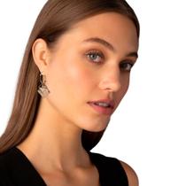 Brincos Femininos Geométrico Estiloso Strass Mulheres Luxo Brincos Femininos Geométrico Estiloso Strass Mulheres Luxo