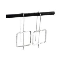 Brincos Femininos Longos Estilo Étnico Retrô - Prata - Design Moderno