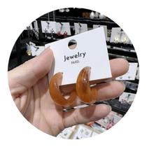 Brincos Femininos Meia Lua Luxo Festas Casamento Aniversário