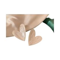 Brincos Femininos Minimalistas Graffiti Coração Amor Brincos Branco Verde Padrão Joias Estéticas