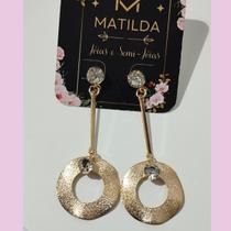 Brincos Folheados a Ouro 18K Banhado Brincos Femininos Brincos Folheados a Ouro 18K Banhado Brincos Femininos