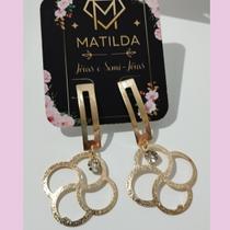 Brincos Folheados a Ouro 18K Banhado Brincos Femininos Brincos Folheados a Ouro 18K Banhado Brincos Femininos