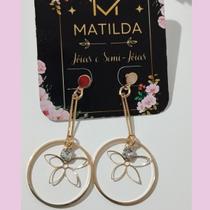 Brincos Folheados a Ouro 18K Banhado Brincos Femininos Brincos Folheados a Ouro 18K Banhado Brincos Femininos