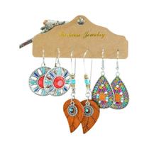 Brincos Geométricos Boho Para Mulheres, Joias De Festa Em Vários Estilos, Presente Brincos Geométricos Boho Para Mulheres, Joias De Festa Em Vários Estilos, Presente