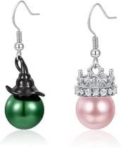 Brincos Joyandcelet Witch Movie Inspired Pearl para mulheres Brincos Joyandcelet Witch Movie Inspired Pearl para mulheres