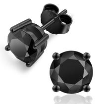 Brincos KRKC&CO Moissanite 1,0 ct* 2 para homens em prata esterlina