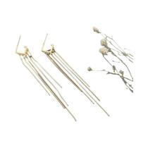 Brincos Longos de Borla com Zircônia - Joias para Festa e Casamento