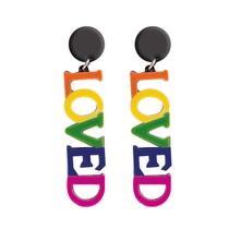 Brincos Loved Arco-irís Carnaval - 1 unidade - Cromus - Rizzo