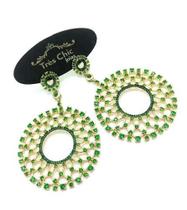 Brincos Luz Do Sol Círculos Microzirconias Banho Ouro 3581 Brincos Luz Do Sol Círculos Microzirconias Banho Ouro 3581