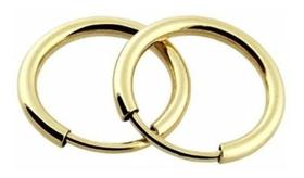 Brincos Mini Argola Em Ouro 18k Certificado