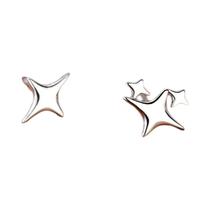 Brincos Mini Estrela Prateados Femininos: Joias De Piercing Modernas E Fofas Para Presente Brincos Mini Estrela Prateados Femininos: Joias De Piercing Modernas E Fofas Para Presente