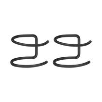 Brincos Minimalistas De Dupla Espiral Sem Perfuração Em Aço Inoxidável Para Homens E Mulheres 2 Brincos Minimalistas De Dupla Espiral Sem Perfuração Em Aço Inoxidável Para Homens E Mulheres 2