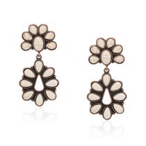 Brincos Montana West RCE-1118WT Turquesa Boho Vintage