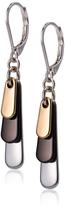 Brincos Nine West Metal Motion Tri-Tone Shaky Drop