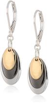 Brincos Nine West Tri Tone Shaky Drop para mulheres