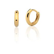 Brincos Ouro 10k Argolas Click