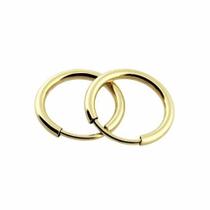 Brincos Ouro 18k Bolinha 3mm Bebê + Brinco Argola Ouro 18k