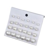 Brincos Pearl Stud ShiQiao Spl, 12 pares para mulheres e meninas Brincos Pearl Stud ShiQiao Spl, 12 pares para mulheres e meninas