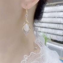 Brincos Pedr Strass Sobrepor Delicado Feminino Dourado Luxo
