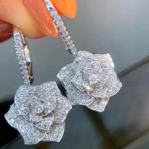 Brincos Pendentes De Flor Para Mulheres: Acessórios De Joalheria Modernos Para Casamento, Noivado E Brincos Pendentes De Flor Para Mulheres: Acessórios De Joalheria Modernos Para Casamento, Noivado E