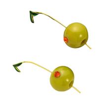 Brincos Pendentes De Fruta De Oliveira Com Design Único Para Mulheres, Joias Exquisitas, Acessórios Brincos Pendentes De Fruta De Oliveira Com Design Único Para Mulheres, Joias Exquisitas, Acessórios