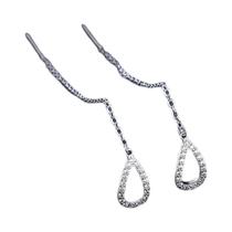 Brincos Pendentes De Zircônia Cúbica Folheados a Ouro Para Mulheres, Mini Conjunto De Joias Nobres