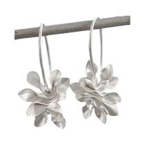 Brincos Pendentes Florais Estilo Palaciano Retrô Para Mulheres: Elegância Única E Moderna Para