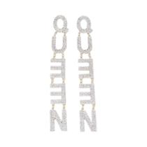 Brincos Pendentes Longos com Pingente de Strass - Joia Luxuosa para Casamento