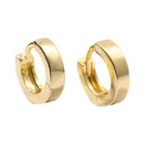 Brincos Pequenos De Argola Dourada 10mm 13mm 15mm Joias Minimalistas Redondas Para Mulheres